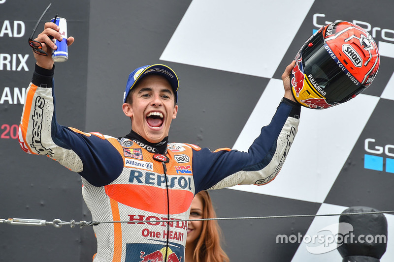 Podium: race winner Marc Marquez, Repsol Honda Team