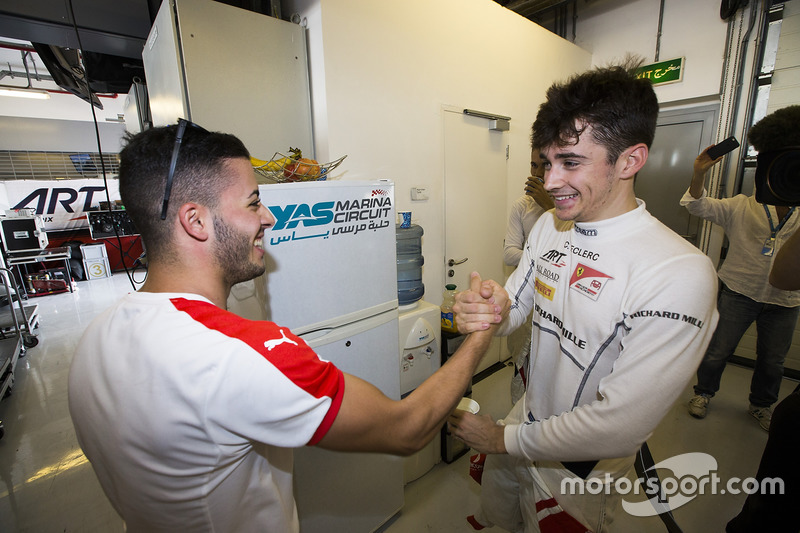 Antonio Fuoco, Trident si congratula con Charles Leclerc, ART Grand Prix