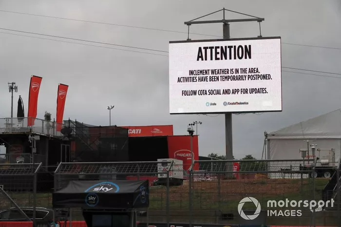 Señales de lluvia de advertencia meteorológica 
