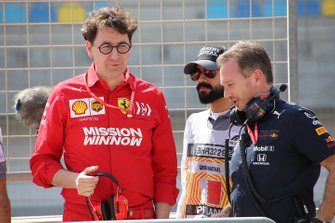 Mattia Binotto, Ferrari, Christian Horner, Red Bull Racing