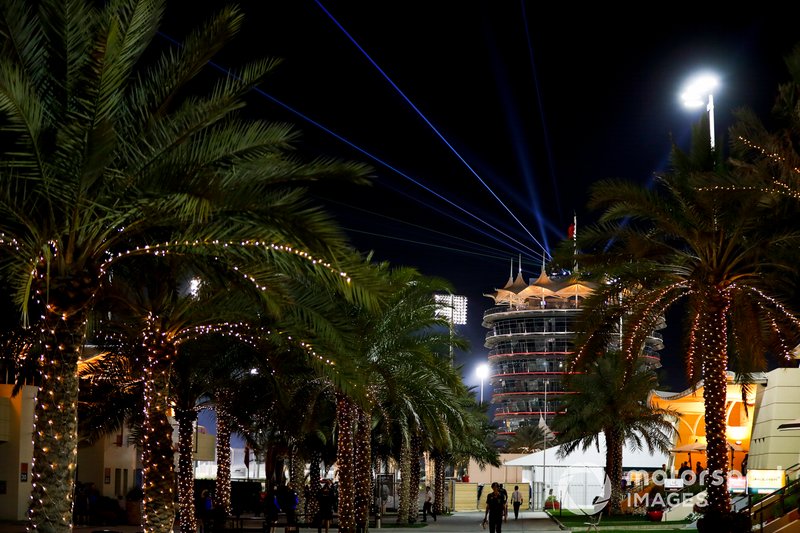 Bahrain Tower at night