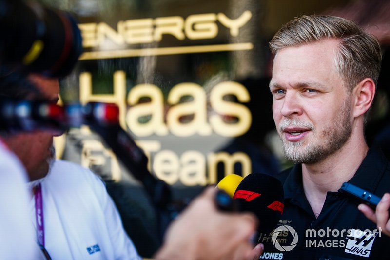 Kevin Magnussen, Haas F1 con los medios