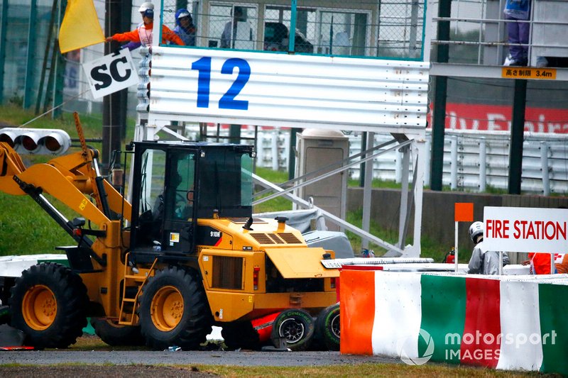 Jules Bianchi, Marussia MR03 Ferrari, crash