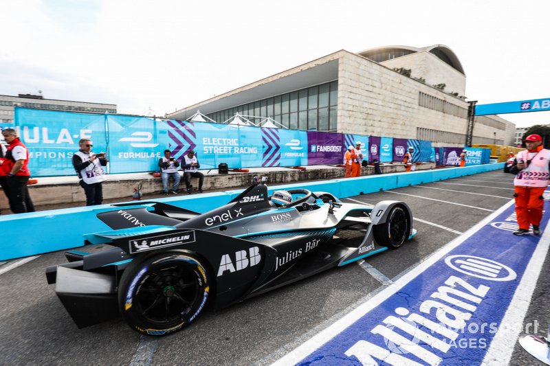 El medallista olímpico Sir Chris Hoy en el FIA ABB Formula E