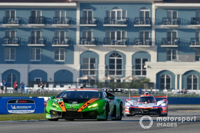 #11 GRT Grasser Racing Team Lamborghini Huracan GT3, GTD: Mirko Bortolotti, Rik Breukers, Rolf Ineichen