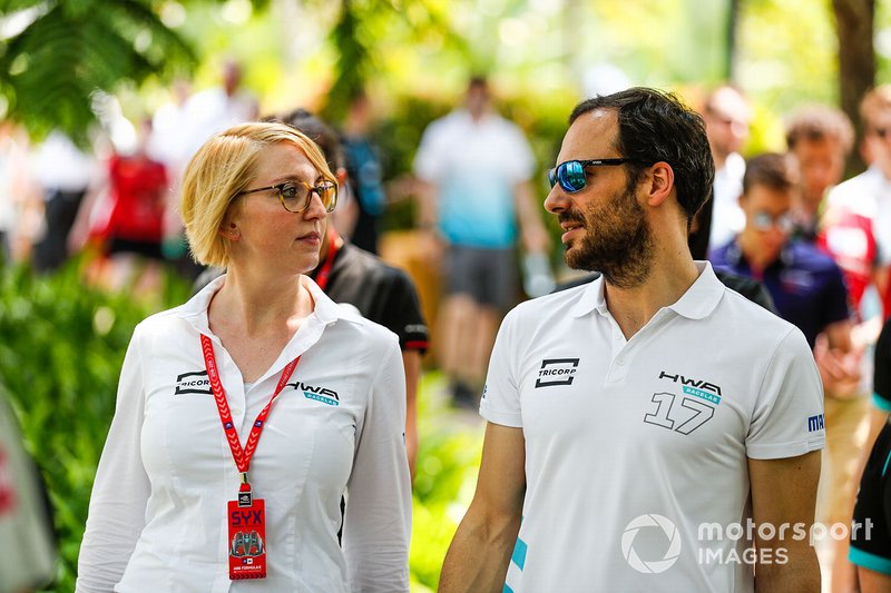 Suasana persiapan E-Prix Sanya