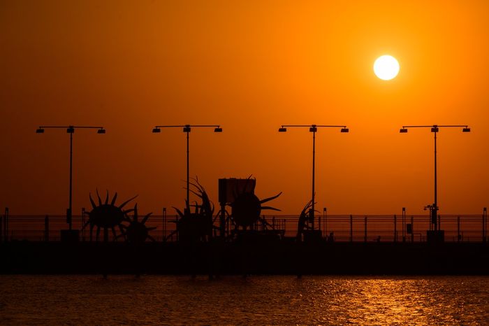 El atardecer en Yeda