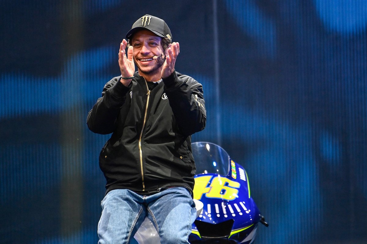 Valentino Rossi en el EICMA Milan