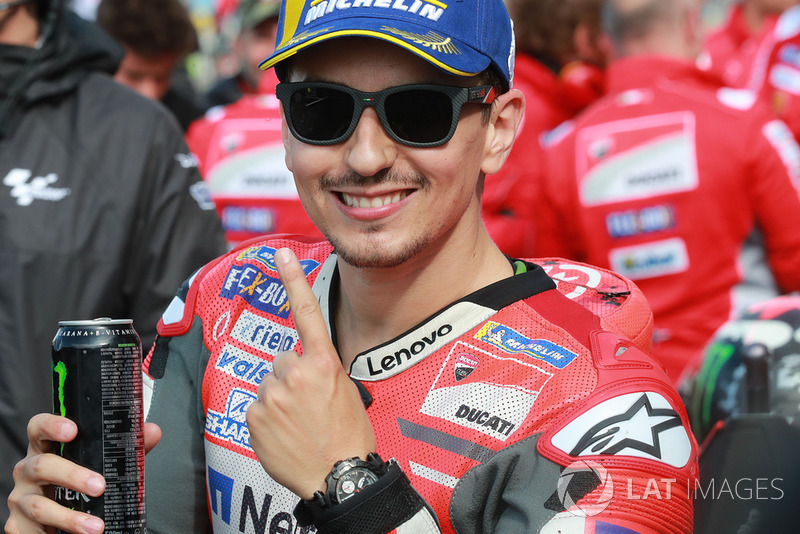 Polesitter Jorge Lorenzo, Ducati Team