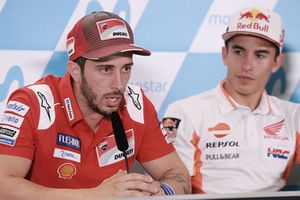 Andrea Dovizioso, Ducati Team, Marc Marquez, Repsol Honda Team