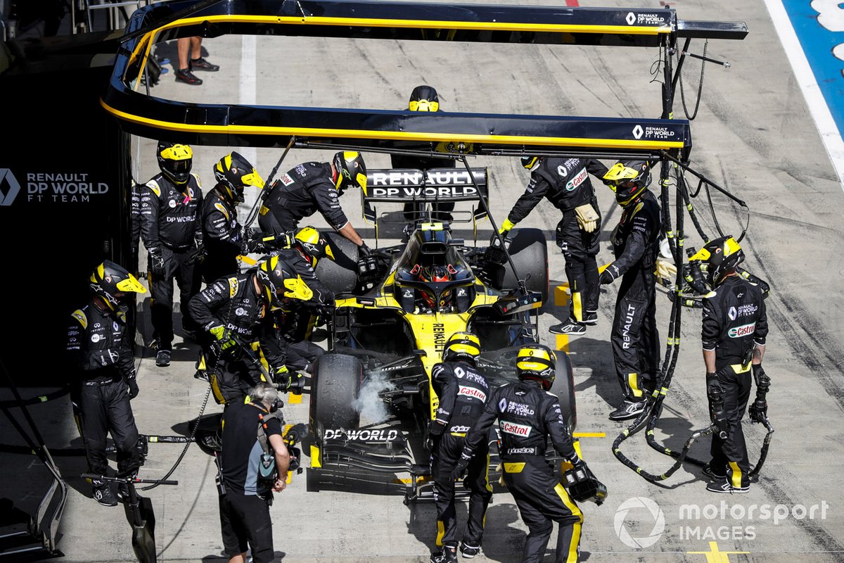 Esteban Ocon, Renault F1 Team R.S.20 si ritira dalla gara