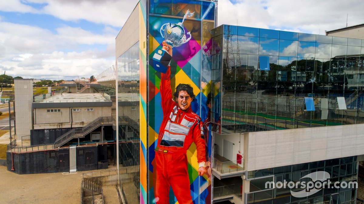 Mural de Kobra em homenagem a Senna é lançado virtualmente no aniversário de 80 anos de Interlagos