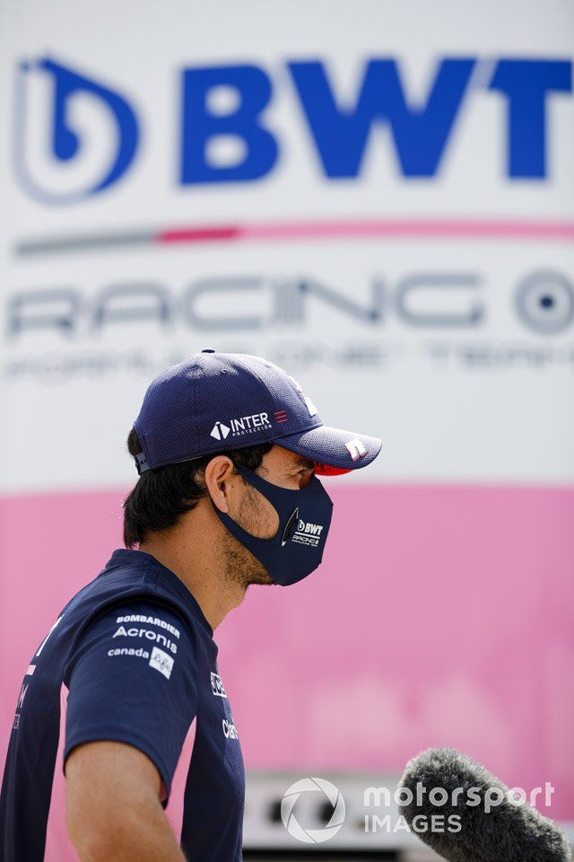 Sergio Pérez, Racing Point con los medios