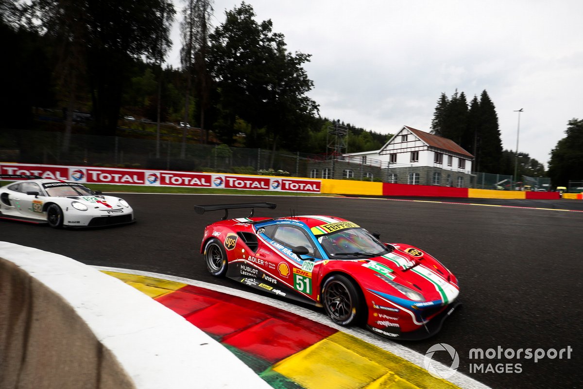 #51 AF Corse Ferrari 488 GTE EVO: Alessandro Pier Guidi, James Calado