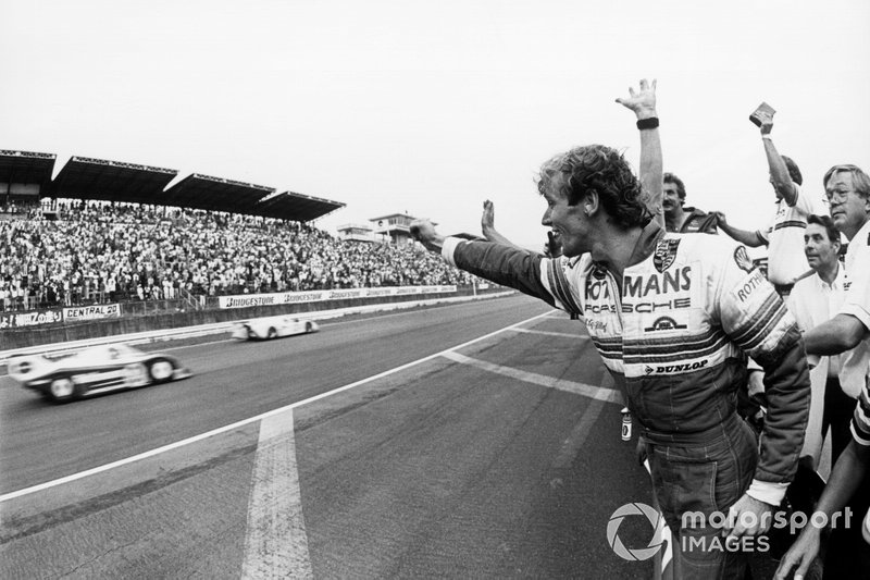 Race winners Derek Bell, Stefan Bellof, Rothmans Porsche 956
