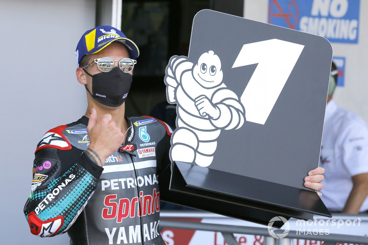 Fabio Quartararo, Petronas Yamaha SRT, vince la gara