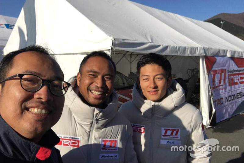 Arie Awan, Toyota Astra Motor, Hari Darma Manoppo, Rio Haryanto, Toyota Team Indonesia