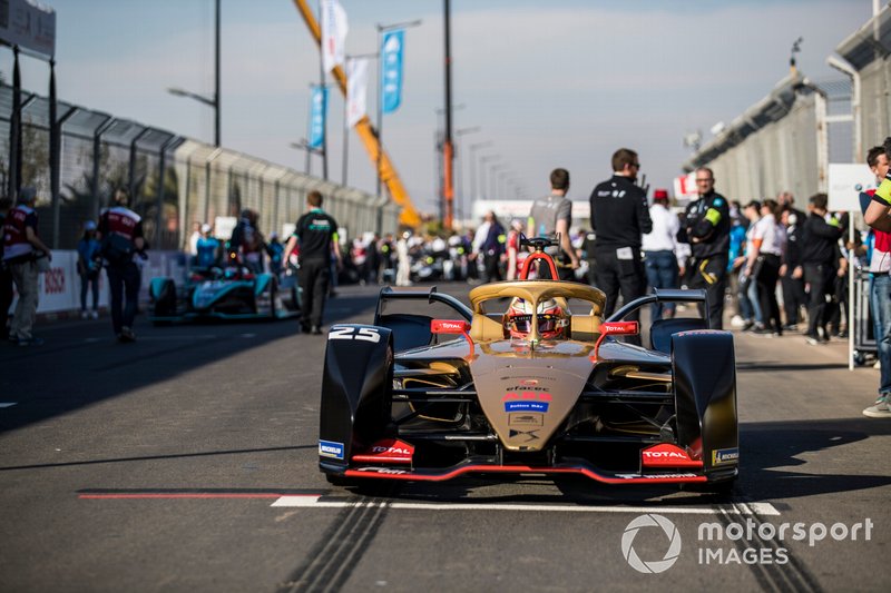 Jean-Eric Vergne, DS TECHEETAH, DS E-Tense FE19, in griglia di partenza