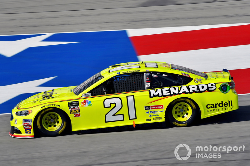 11. Paul Menard, Wood Brothers Racing, Ford Fusion Menards / Cardell