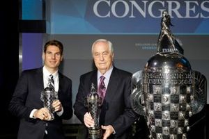 Will Power and Roger Penske receive their ‘Baby Borgs’ from BorgWarner president and CEO Fred Lissalde