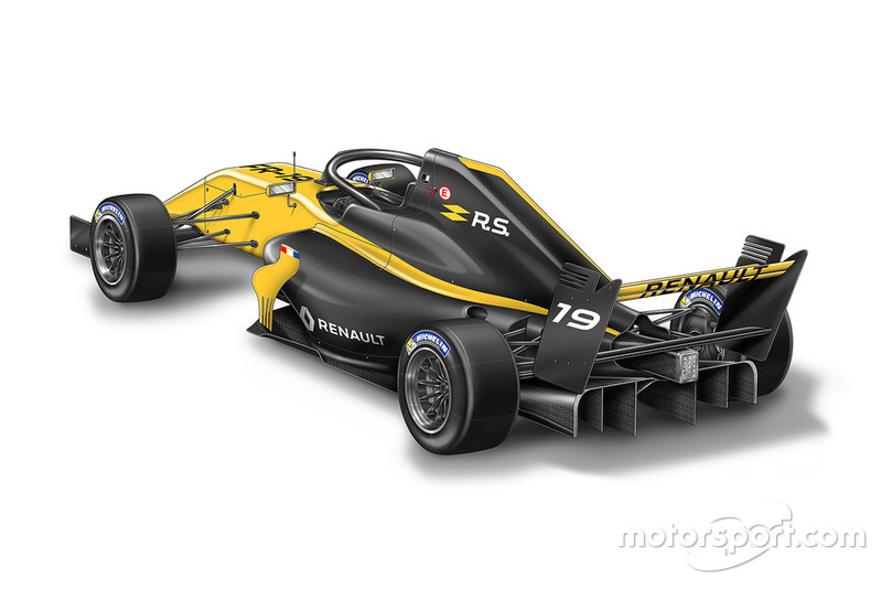La monoplace de Formule Renault Eurocup 2019
