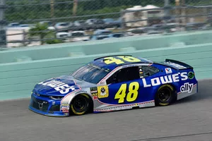 Jimmie Johnson, Hendrick Motorsports, Chevrolet Camaro Lowe's Rookie Throwback