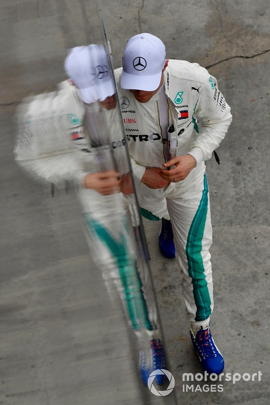Valtteri Bottas, Mercedes AMG F1 en parc ferme