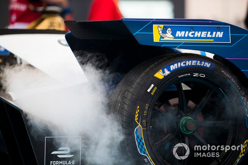 Pneumatico Michelin sulla monoposto di Antonio Felix da Costa, BMW I Andretti Motorsports, BMW iFE.18