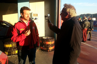 Gabriele Rizzo, Team Manager BRC Racing Team, con Franco Nugnes, direttore di Motorsport.com Italia