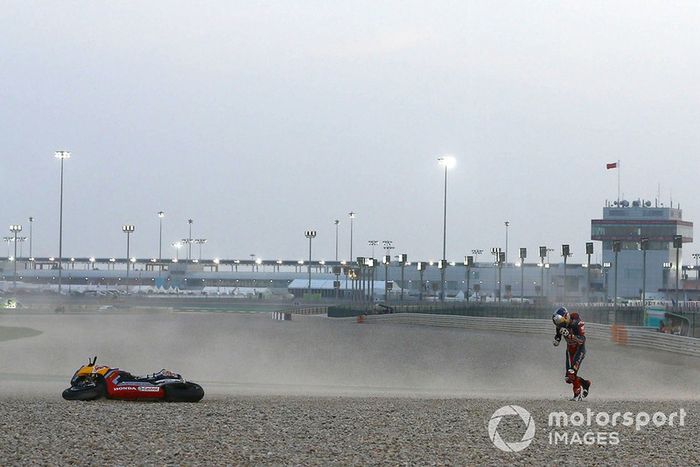 Jake Gagne, Honda WSBK Team caída