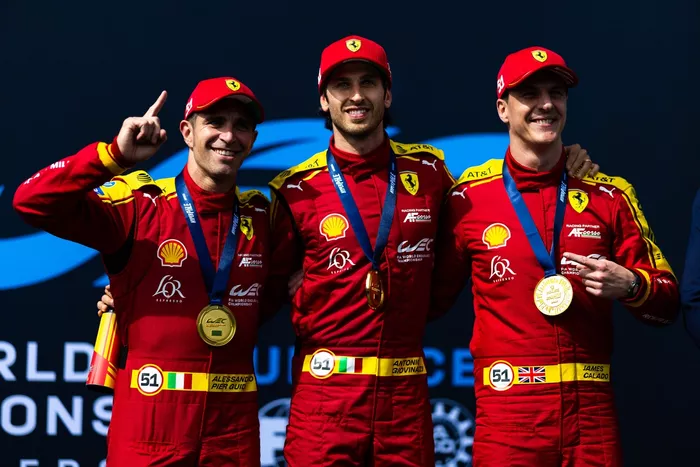 Pole sitter #51 Ferrari AF Corse Ferrari 499P: Alessandro Pier Guidi, James Calado, Antonio Giovinazzi