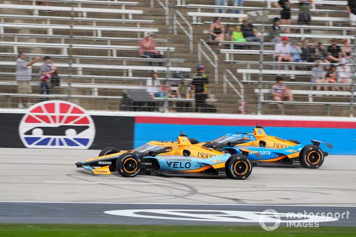 Alexander Rossi, Arrow McLaren Chevrolet, Felix Rosenqvist, Arrow McLaren Chevrolet
