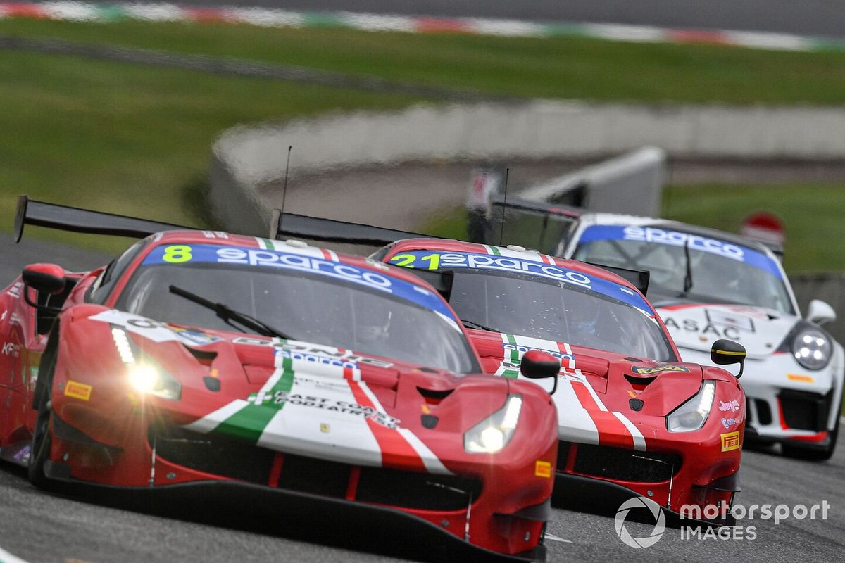 #8 AF Corse, Ferrari 488 GT3 Evo: Carrie Schreiner, Sean Hudspeth