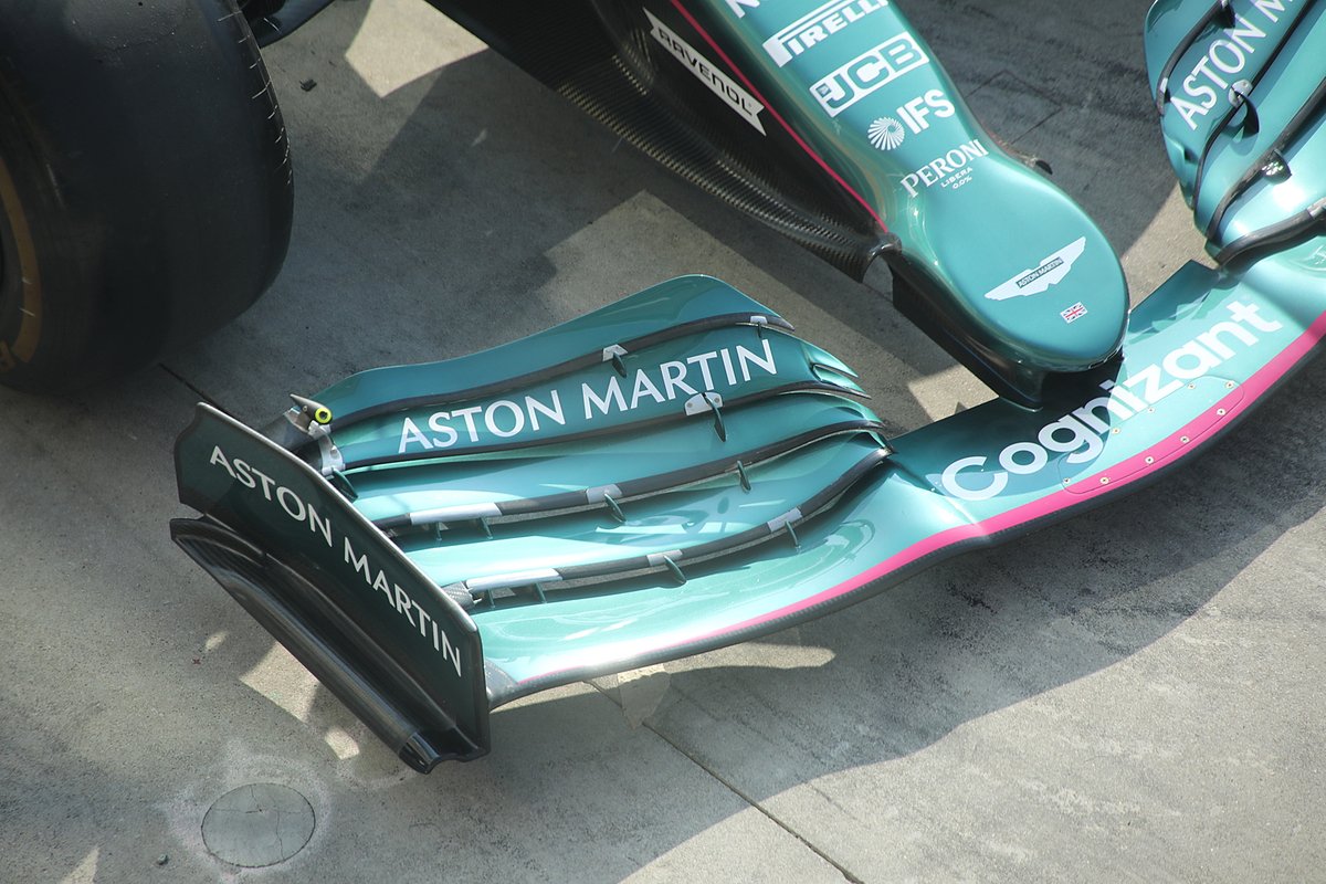 Aston Martin AMR21: Frontflügel
