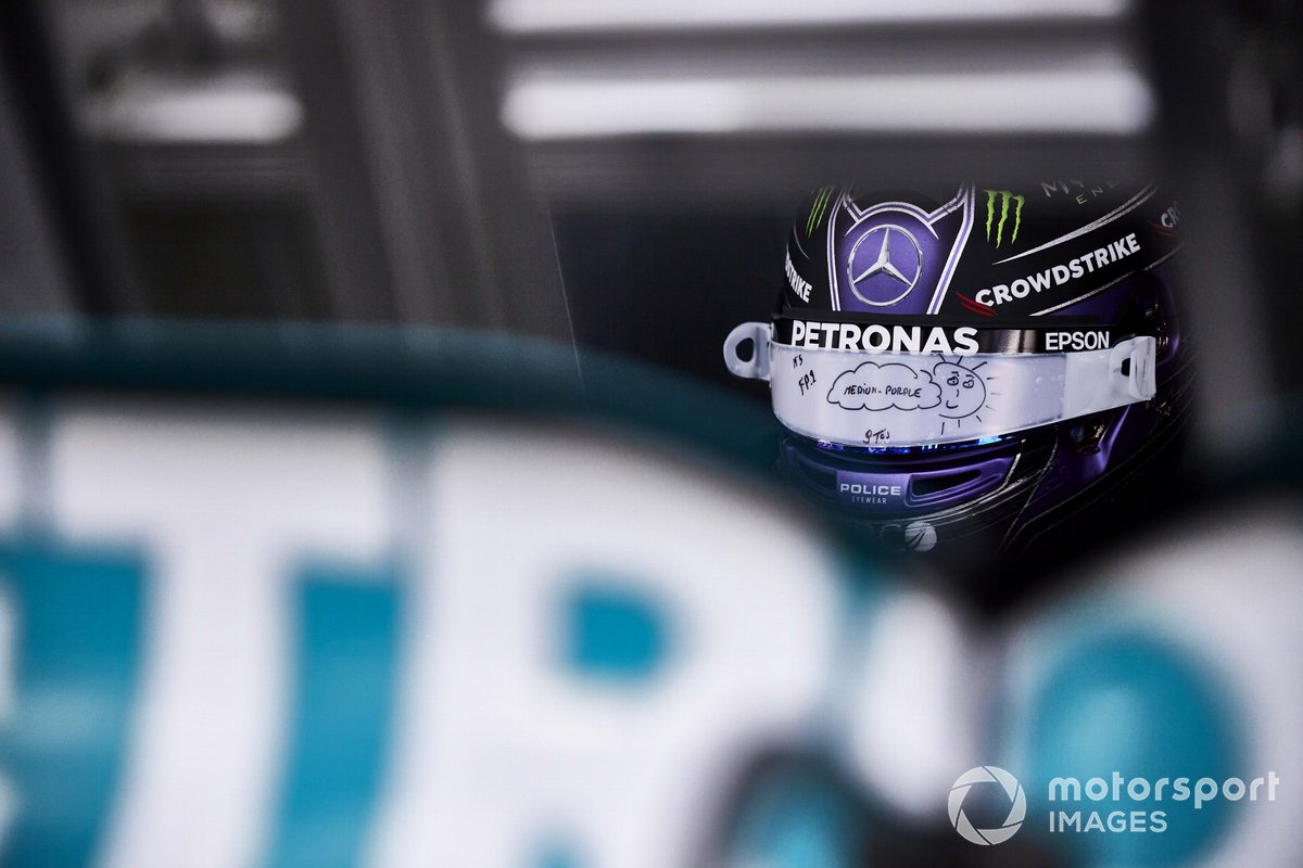 Casco di Lewis Hamilton, Mercedes