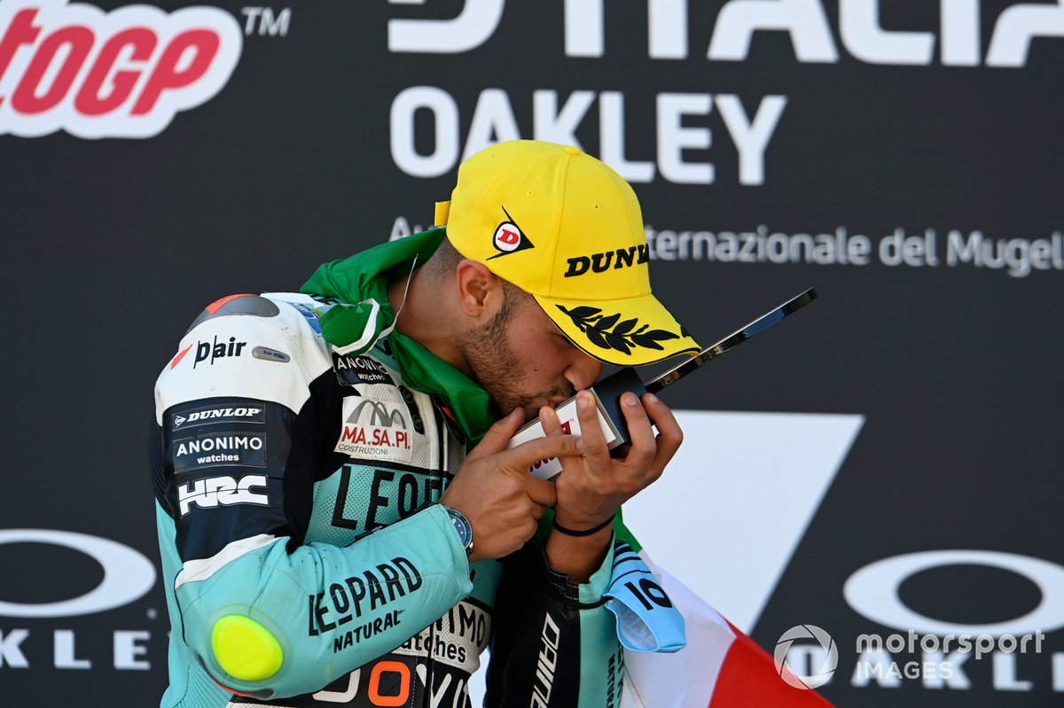 Ganador de la carrera Dennis Foggia, Leopard Racing