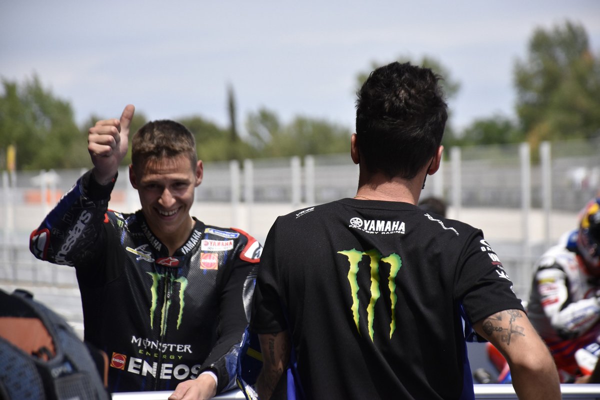 Ganador de la pole Fabio Quartararo, Yamaha Factory Racing