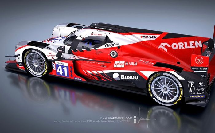 #41 Team WRT Oreca 07-Gibson: Robert Kubica, Louis Delétraz, Yifei Ye