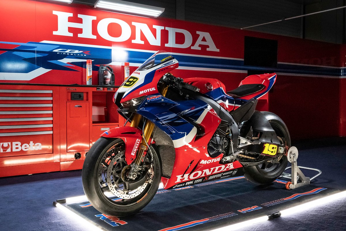La moto de Álvaro Bautista, Team HRC