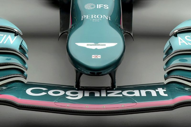 Detalle del Aston Martin AMR21
