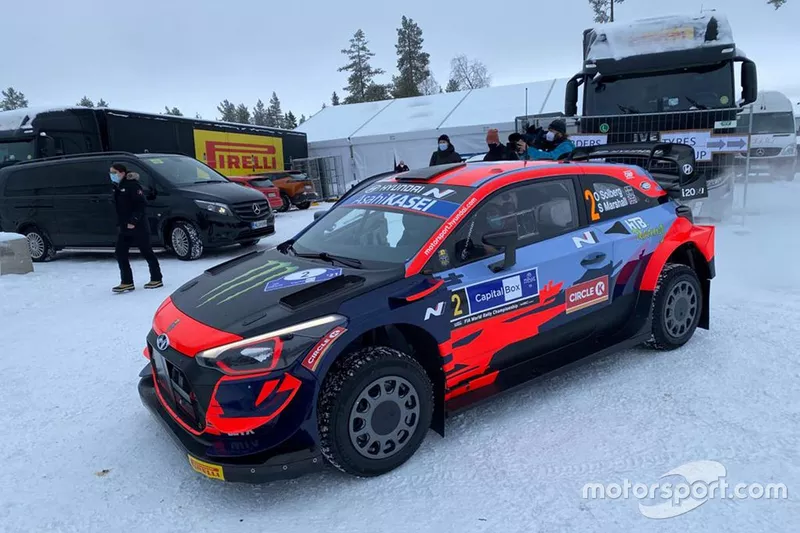 Oliver Solberg, Sebastian Marshall, Hyundai Motorsport, Hyundai i20