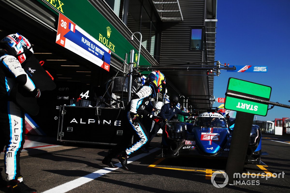 #36 Alpine Elf Matmut Alpine 480 Gibson: Andre Negrao, Nicolas Lapierre, Matthieu Vaxiviere
