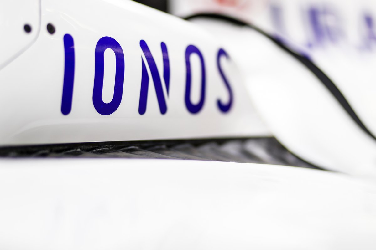 IONOS branding on the Haas VF-21