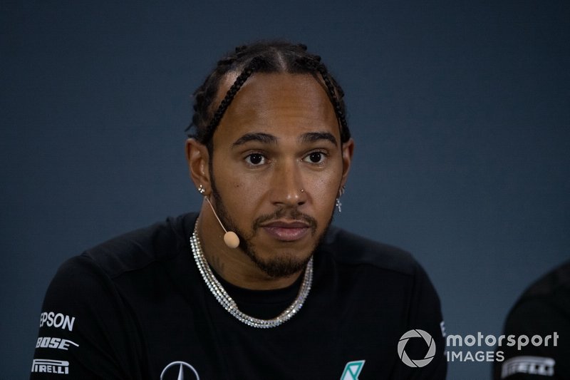 Lewis Hamilton, Mercedes AMG F1 in the Press Conference