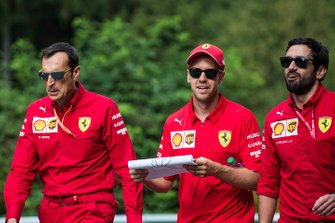 Sebastian Vettel, Ferrari, pist yürüyüşü