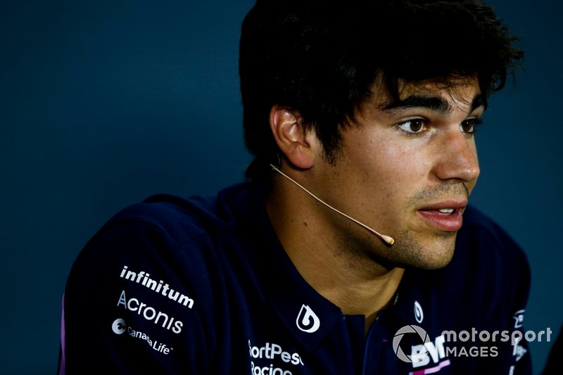 Lance Stroll, Racing Point in the Press Conference