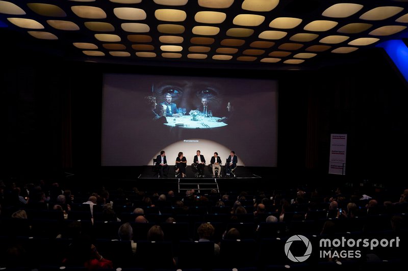 James Allen, Motorsport Network President, Michèle Mouton, Mika Hakkinen, Felipe Massa, Tom Kristensen