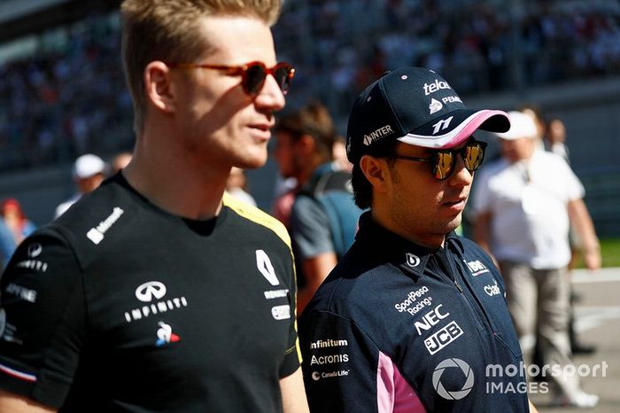 Nico Hulkenberg, Renault F1 Team, Sergio Pérez, Racing Point
