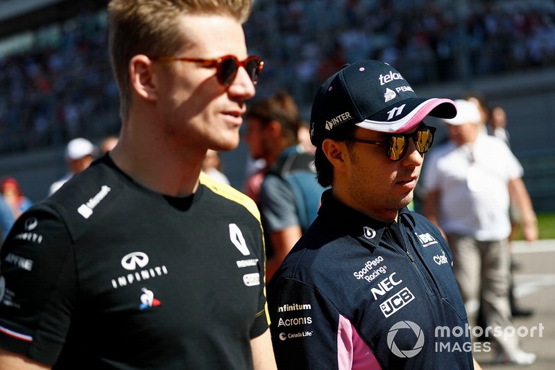 Nico Hulkenberg, Renault F1 Team, Sergio Pérez, Racing Point