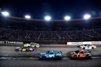 Jimmie Johnson, Hendrick Motorsports, Chevrolet Camaro Ally, Kevin Harvick, Stewart-Haas Racing, Ford Mustang Busch Beer, Martin Truex Jr., Joe Gibbs Racing, Toyota Camry Bass Pro Shops/Tracker Off Road, and Chase Elliott, Hendrick Motorsports, Chevro